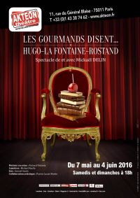 Les Gourmands Disent.... Du 7 mai au 4 juin 2016 à Paris11. Paris.  18H00